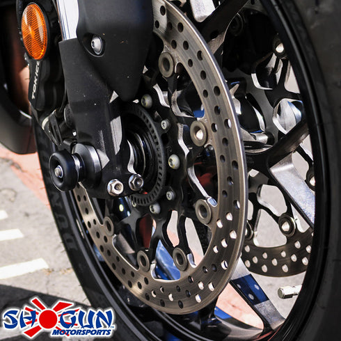 Front Axle Sliders Black