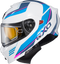 SCORPION EXO Exo Gt930 Cold Weather Helmet Modulus Wht/Blu 2x (Dual Pane) - 75-23902X
