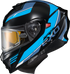 SCORPION EXO Exo Gt930 Cold Weather Helmet Modulus Blk/Blu Md (Electric) - 75-2392M