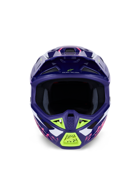 ALPINESTARS Sm7 Deed Helmet Purp/Pnk Glossy Lg - 482-00191L