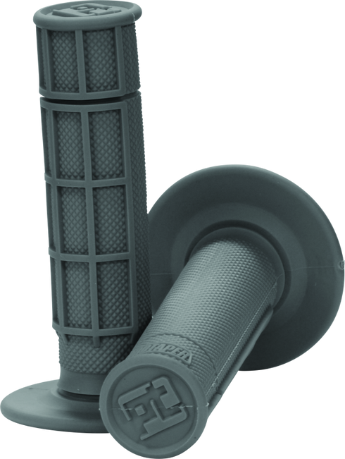 ProTaper Race Cut 1/2 Waffle Grips - Grey