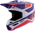 ALPINESTARS Sm3 Heat Helmet White/Purple/Pink Glossy Xl - 482-00120X