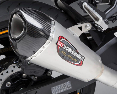 YOSHIMURA Exhaust Race Alpha T Full Sys Ss Ss Cf - 960-2307