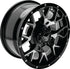 QuadBoss Barbwire 14X7 - 4+3 - 4/156 - Machined