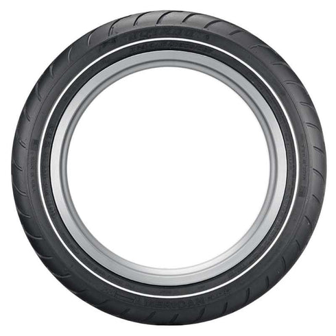 Dunlop American Elite Bias Front Tire - MT90B16 M/C 72H TL - Narrow Whitewall