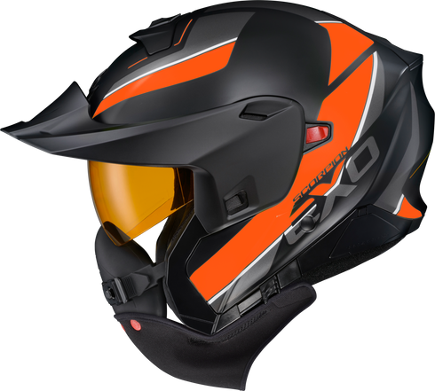 SCORPION EXO Exo Gt930 Cold Weather Helmet Modulus Orange Lg (Electric) - 75-2394L