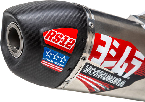 YOSHIMURA Rs12 Signature Series Exhaust System Ss Al Cf - 961-5411