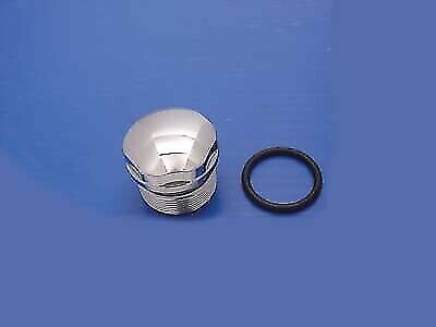 Chrome 39mm Fork Tube Plug Dome Top for Harley Davidson by V