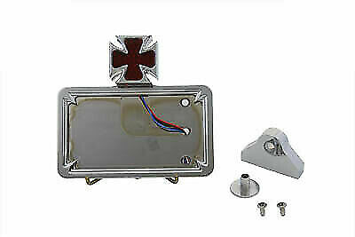 Chrome Billet Horizontal Tail Lamp Kit for Harley Davidson by V